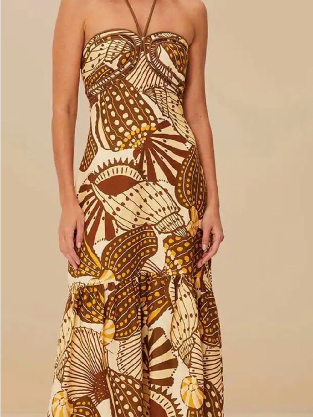 Farm Rio Vibrant Linen Dress